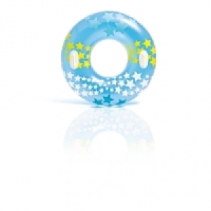 Intex - Bouée Gonflable 91 cm - Tube Étoiles - Bleu