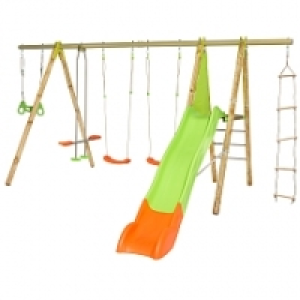 Trigano - Portique Bois/Métal Makuta 2,30 m