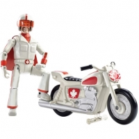 Auchan Mattel MATTEL Toy Story 4 - Figurine 17 cm Duke Caboom et sa moto Boom Boom B