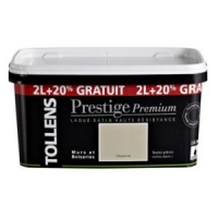Castorama  Peinture murs et boiseries Tollens Prestige Premium chanvre satin 2L +