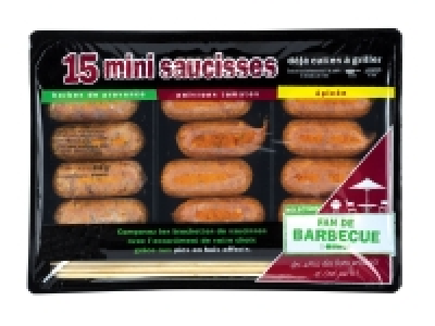 Plateau de mini saucisses 4.79 €