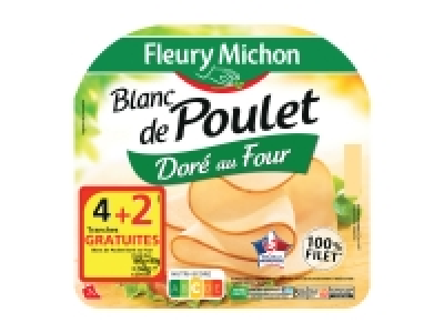 Fleury Michon blanc de poulet doré au four 1.79 €