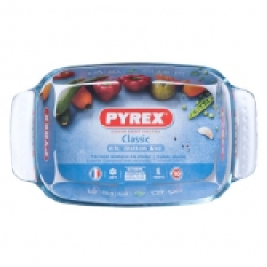 Auchan Pyrex PYREX Plat à four rectangle avec poignées CLASSIC