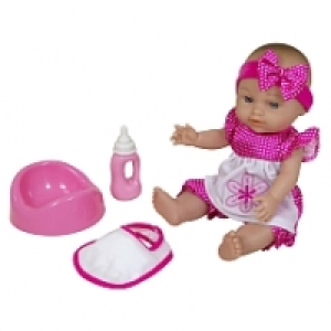 Poupée Ellie boit et fait pipi - 33 cm