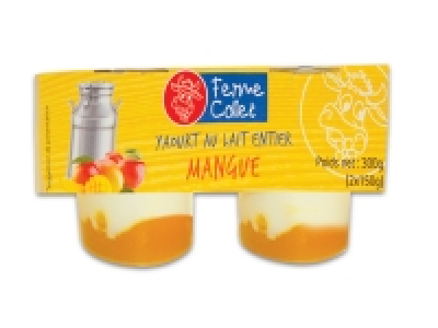 2 yaourts au lait entier 1.19 €