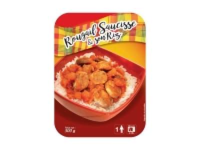 Rougail saucisse et riz basmati 1.99 €
