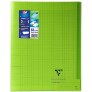 CLAIREFONTAINE Cahier piqué Koverbook 24x32cm 96 pages grands carreaux 3.39 €