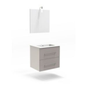 Ensemble de salle de bains Cooke & Lewis Volga 60 cm taupe meuble + pl 146.30 €