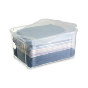 Castorama  Bac de rangement en plastique Actua 47L transparent