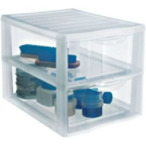 Tour de rangement 2 tiroirs en plastique Klic 9.90 €