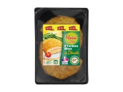 Lidl  4 cordons bleus de dinde halal