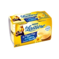 Spar Nestle La Laitière - Le Petit Pot de crème - A la vanille 4x100g
