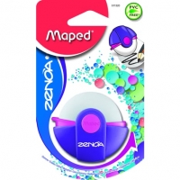 Auchan Maped MAPED Gomme blanche ronde avec étui refermable Zenoa violet