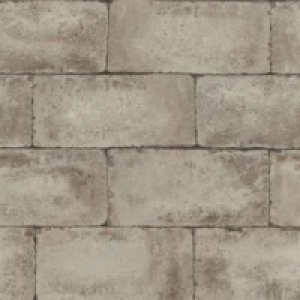 Castorama  Papier peint Erismann grosse brique gris