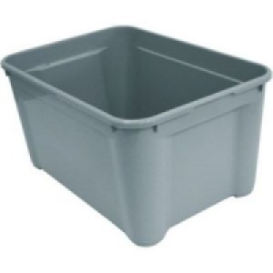 Castorama  Bac de rangement en plastique Actua 47L coloris gris