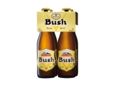 4 bières blondes Bush 5.99 €