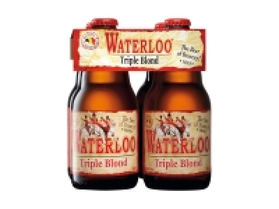 4 bières triple blonde Waterloo 5.69 €