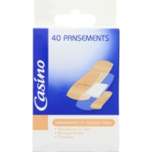 Casino Pansements lavables - x40 boite