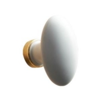 Castorama  Ensemble boutons de porte double ovale COLOURS blanc