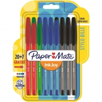 Auchan Papermate PAPERMATE Lot de 27 stylos bille InkJoy pointes fines coloris assortis
