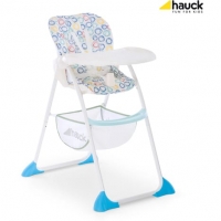 Auchan Hauck HAUCK Chaise haute multipositions Sitn Fold Circles multicolore