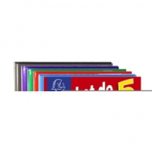 EXACOMPTA Lot de 5 protèges cahiers à rabats longs 24x32cm bleu/rouge/ 5.95 €