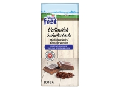 Tablette de chocolat suisse 0.80 €
