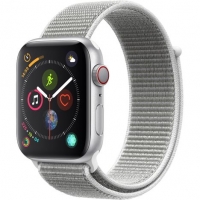 Auchan Apple APPLE Montre connectée - Watch Séries 4 GPS + Cellular - Étanche - Arg