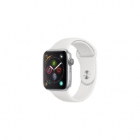 Auchan Apple APPLE Montre connectée - Watch Séries 4 GPS - Étanche - Argent/Blanc -