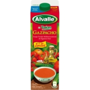 Alvalle Gazpacho - Soupe Froide Méditérranéenne de légumes frais 1l Fabricant: