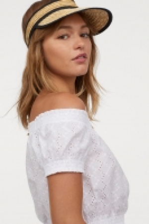  Blouse épaules nues en coton 5.99 €