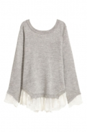  Pull avec bord en dentelle 16.99 €