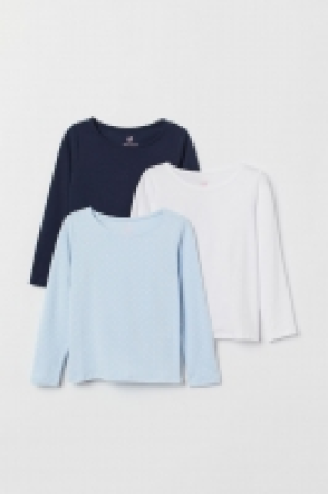  3 tops à manches longues 9.99 €