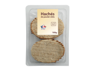 2 Hachés de poulet rôtis 1.19 €