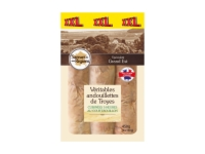 3 véritables andouillettes de Troyes 3.25 €