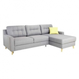 Canapé dangle convertible et réversible 4 places en tissu
