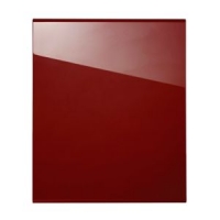 Castorama  Façade de cuisine 1 porte Globe rouge 60 cm