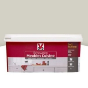 Castorama  Peinture de rénovation meubles cuisine V33 sésame satin 2L