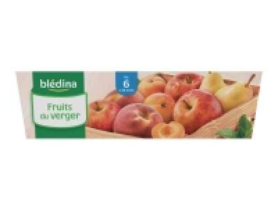 Lidl  Blédina fruits du verger