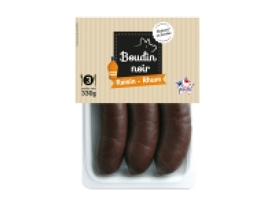 Lidl  Boudins noirs rhum raisins