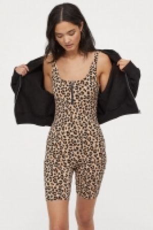HM   Unitard court en jersey