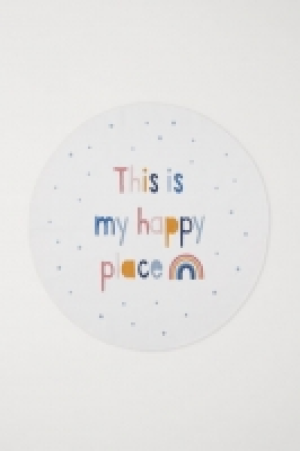 HM   Tapis rond en coton
