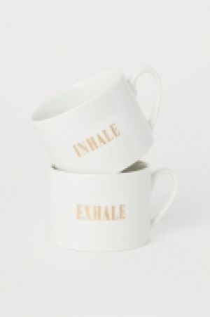  Tasses en porcelaine, lot de 2 7.99 €