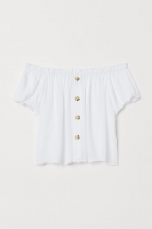  Blouse épaules nues courte 6.99 €