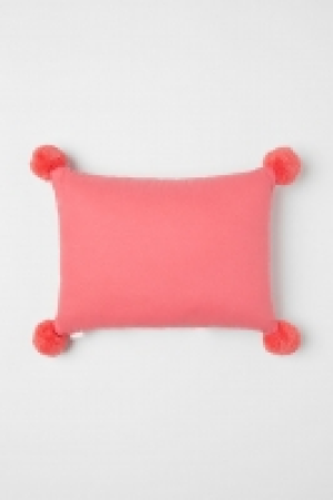 HM   Coussin avec pompons