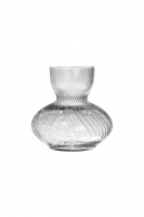 HM   Mini-vase en verre transparent