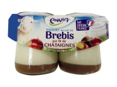 Yaourts pur brebis sur lit de châtaignes 1.39 €