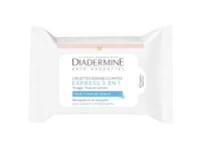 Diadermine lingettes démaquillantes express 3 en 1 2.68 €