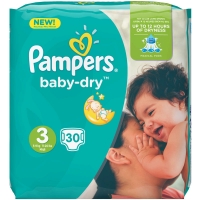Spar Pampers Baby dry - Couches - Taille 3 x30