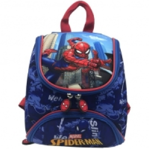 Auchan  Sac goûter 1 compartiment garçon Premium Héros Spiderman bleu